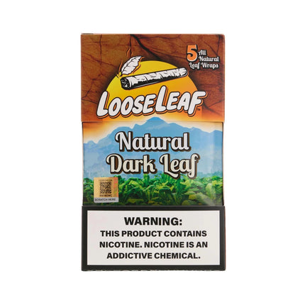 Loose Leaf Tobacco Wraps 5pk - Virginia Vapes & Tobacco