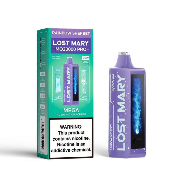 Lost Mary MO20000 Pro 5% Disposable rainbow sherbert