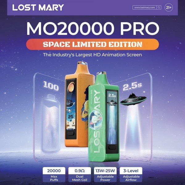 Lost Mary MO20000 Pro 5% Disposable - Virginia Vapes & Tobacco