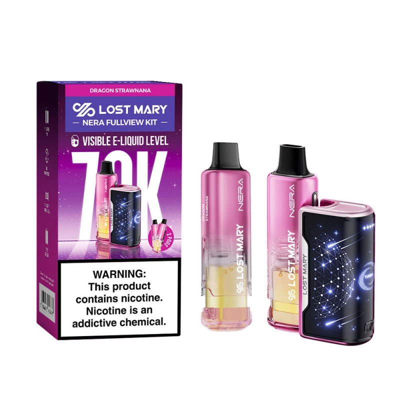 Lost Mary Nera Fullview 70K Disposable Pod Kit 70K Puffs Refillable Lost Mary Nera Fullview 70K Disposable Pod Kit 70K Puffs Refillable