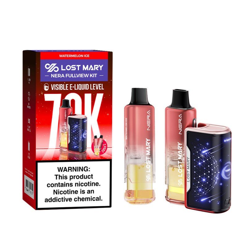 Lost Mary Nera Fullview 70K Disposable Pod Kit 70K Puffs Refillable Lost Mary Nera Fullview 70K Disposable Pod Kit 70K Puffs Refillable