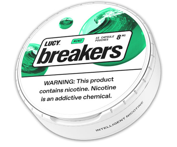 breakers tobacco LUCY Apple Ice 8 mg20% Off First Order Use your Lucy pouches wherever and whenever you like without disturbing others as each pouch is both smoke and spit Lucy Breakers Nicotine Pouches