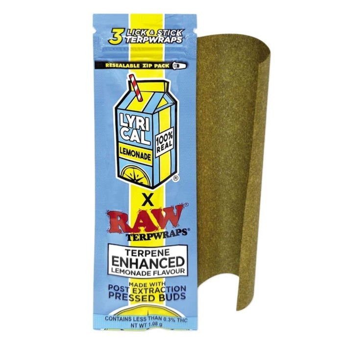 Lyrical Lemonade X Raw Terp Wraps - Virginia Vapes & Tobacco Lyrical Lemonade X Raw Terp Wraps - Virginia Vapes & Tobacco
