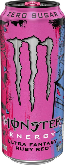 Monster Zero Sugar 16oz Ultra Fantasy Ruby Red - Virginia Vapes & Tobacco