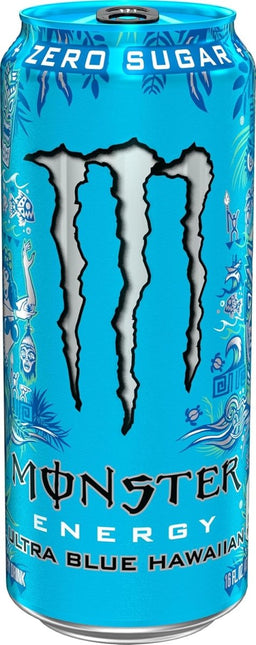 Monster Zero Sugar 16oz Ultra Fantasy Ultra Blue Hawaiian - Virginia Vapes & Tobacco