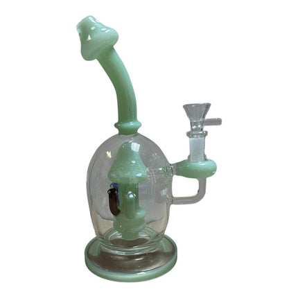 Mushroom Dome Water Pipe 9" - Virginia Vapes & Tobacco