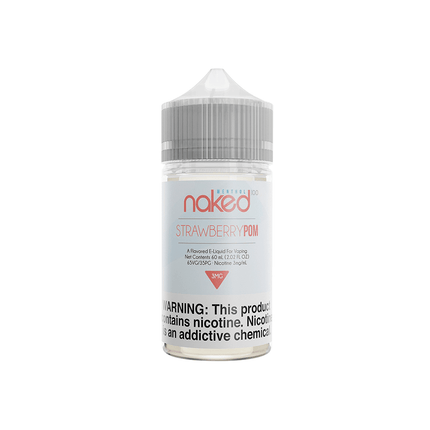 Naked Menthol Strawberry Pom 60ml
