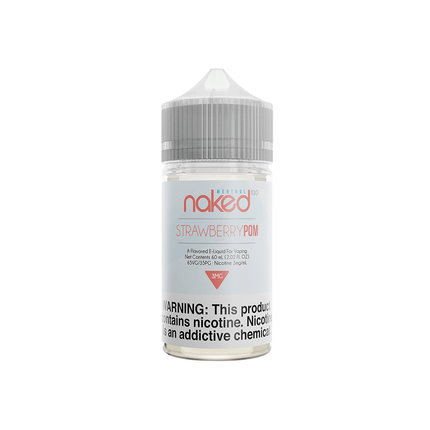 Naked Menthol Strawberry Pom 60ml