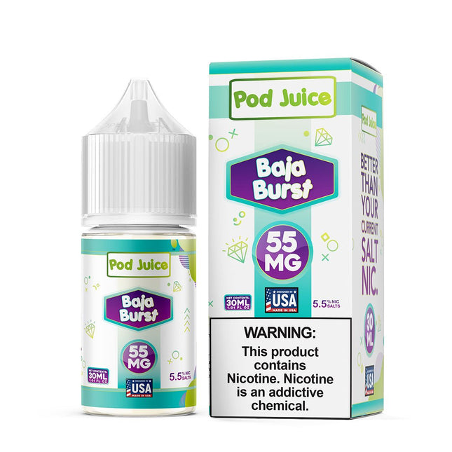 Pod Juice Baja Burst Salt 30ml - Virginia Vapes & Tobacco