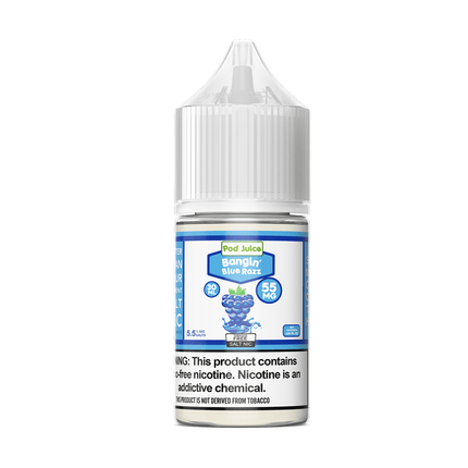 Pod Juice Bangin Blue Razz Salt 30ml - Virginia Vapes & Tobacco