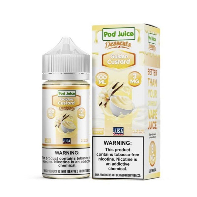 Pod Juice Golden Custard 100ml