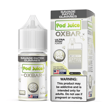 Pod Juice Savage Patch Gummies Salt 30ml - Virginia Vapes & Tobacco