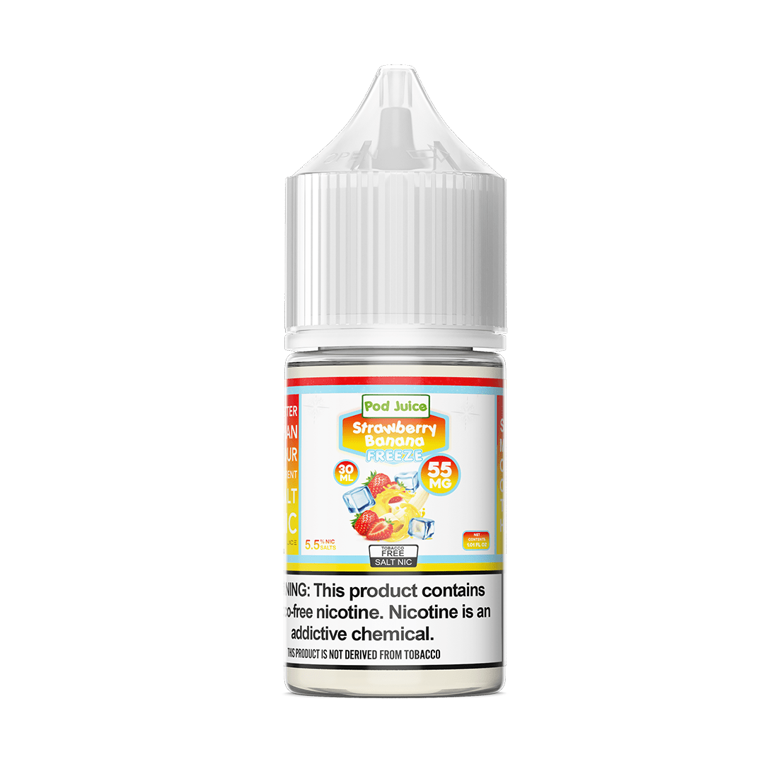 Pod Juice Strawberry Banana Freeze Salt 30ml - Virginia Vapes & Tobacco