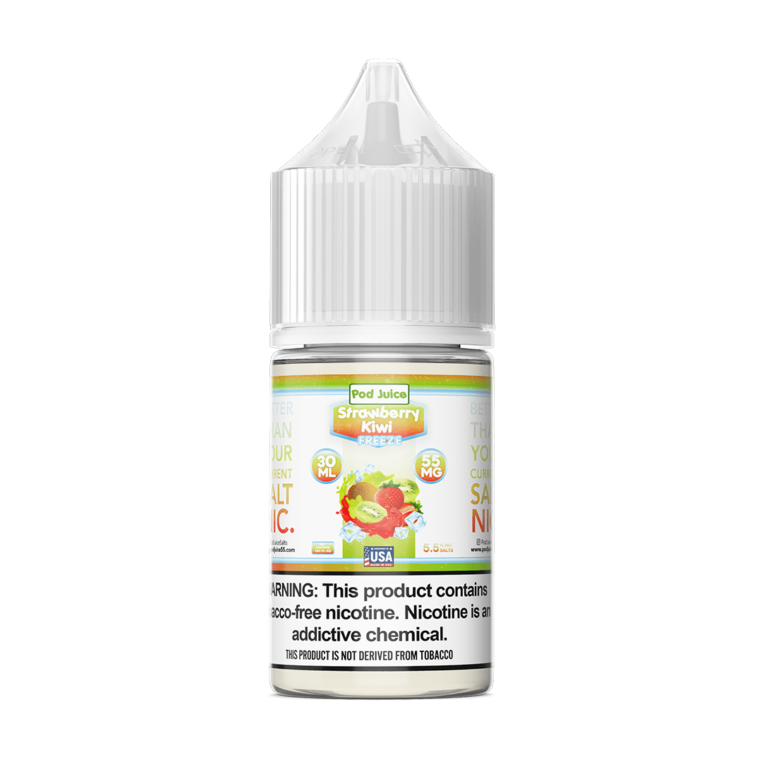 Pod Juice Strawberry Kiwi Freeze Salt 30ml - Virginia Vapes & Tobacco