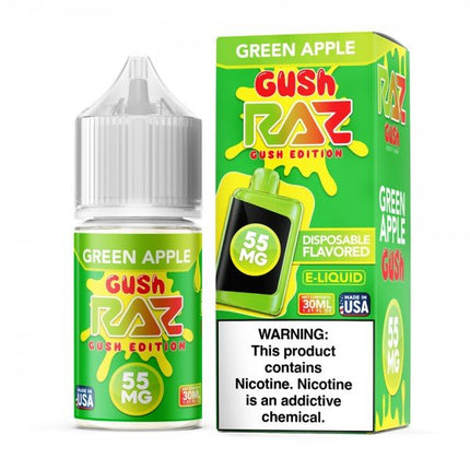 Pod Juice X RAZ Green Apple Gush Salts 30ml - Virginia Vapes & Tobacco