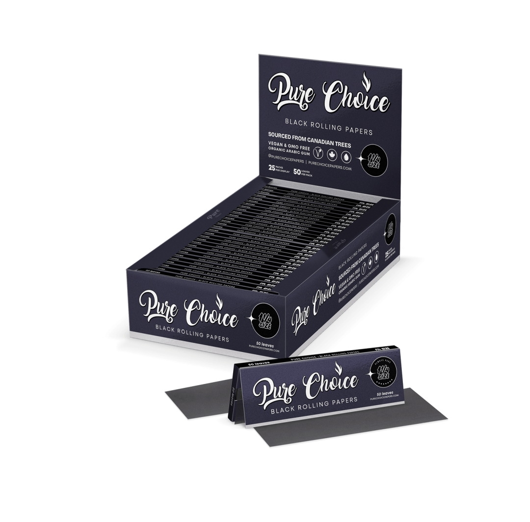 Pure Choice Black Rolling Papers - Virginia Vapes & Tobacco