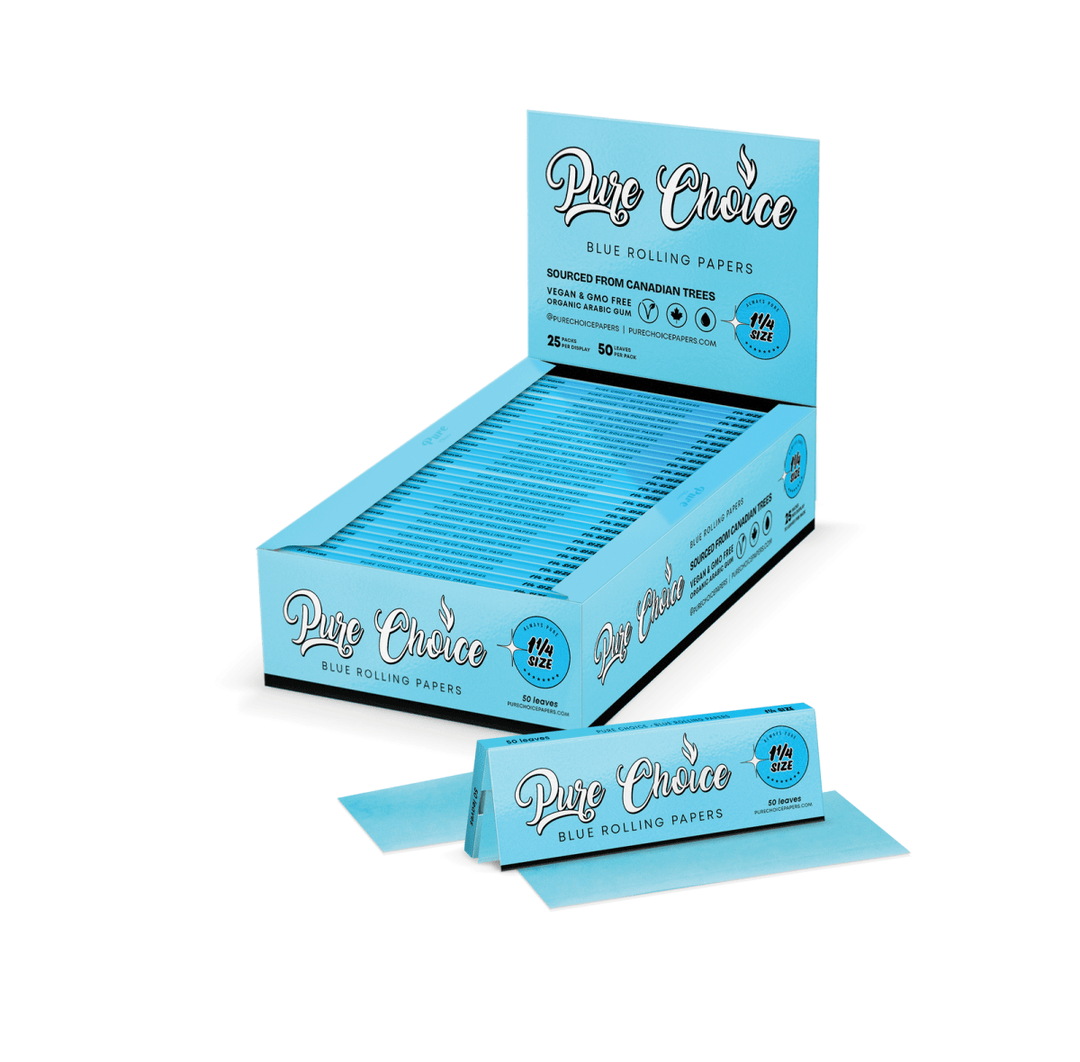 Pure Choice Blue Rolling Papers - Virginia Vapes & Tobacco