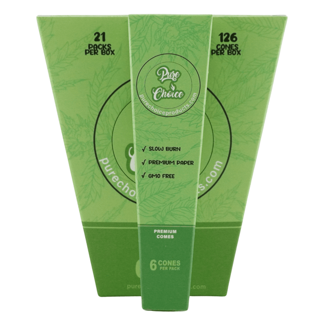 Pure Choice Cones Green - Virginia Vapes & Tobacco