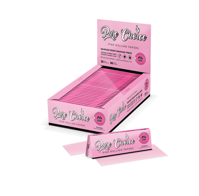 Pure Choice Pink Rolling Papers