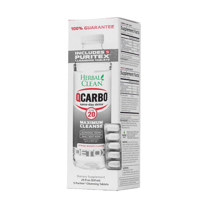 QCarbo20 Clear Same - Day Detox - Virginia Vapes & Tobacco