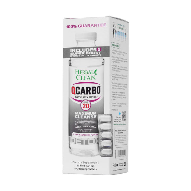 QCarbo20 Clear Same - Day Detox - Virginia Vapes & Tobacco