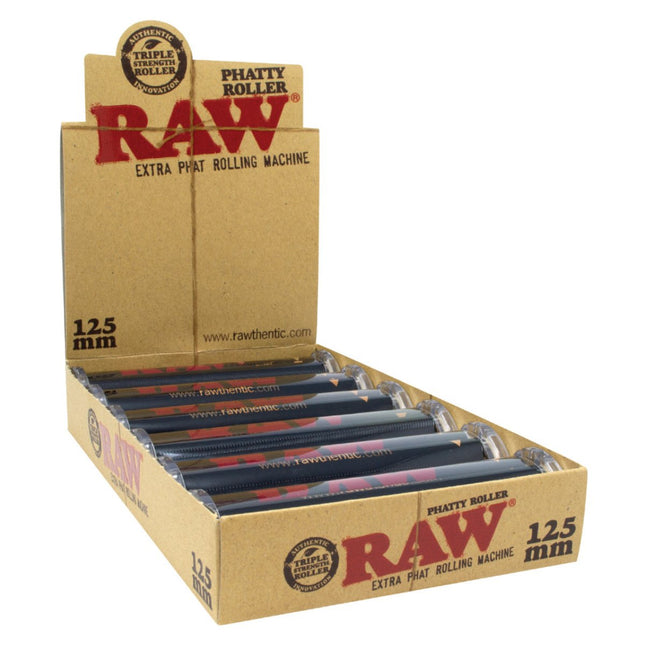 RAW 125mm Phatty Roller Plastic Rolling Machine - Virginia Vapes & Tobacco