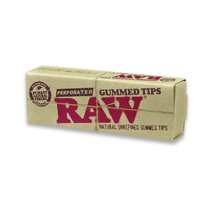 Raw Perforated Gummed Tips Booklet - Virginia Vapes & Tobacco