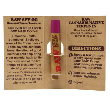 Raw Terp Spray 5ml - Virginia Vapes & Tobacco