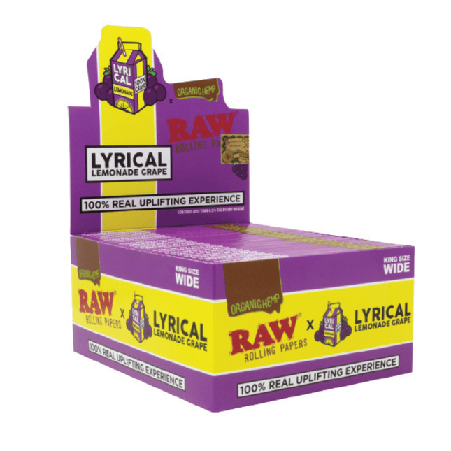 RAW® x Lyrical Lemonade - Rolling Papers King Size Wide - Virginia Vapes & Tobacco