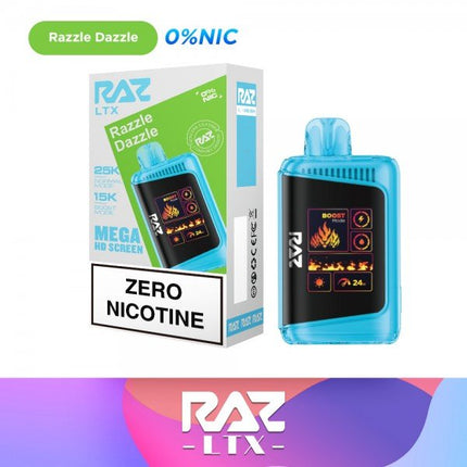 RAZ LTX 25000 0% Nicotine razzle dazzle