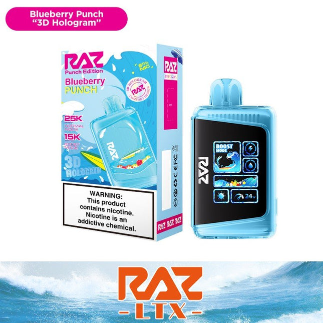 RAZ LTX Punch Edition Disposable Blueberry Punch - Virginia Vapes & Tobacco