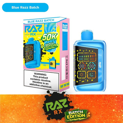RAZ RX 50k Batch Edition Blue Razz - Virginia Vapes & Tobacco