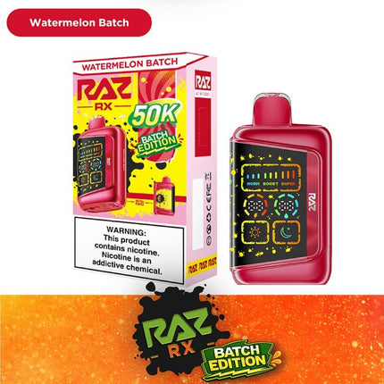 RAZ RX 50k Batch Edition Watermelon - Virginia Vapes & Tobacco