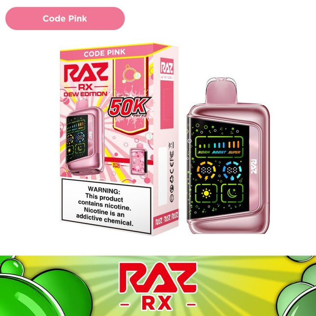RAZ RX 50k Dew Edition Code Pink - Virginia Vapes & Tobacco