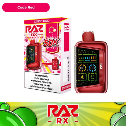 RAZ RX 50k Dew Edition Code Red - Virginia Vapes & Tobacco