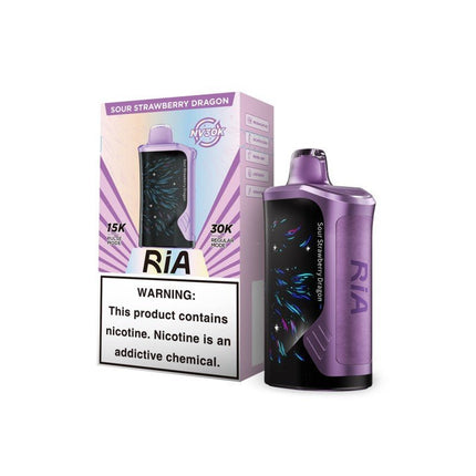 RIA NV30k 5% Disposable sour strawberry dragon