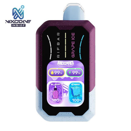 Rifbar MX Pro Nixodine Disposable Grape Ice - Virginia Vapes & Tobacco