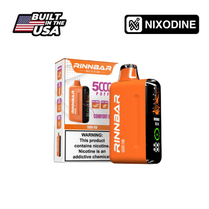 Rinnbar 50k Nixodine Disposable Sour Fab - Virginia Vapes & Tobacco