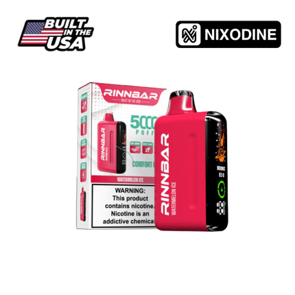 Rinnbar 50k Nixodine Disposable Watermelon Ice - Virginia Vapes & Tobacco