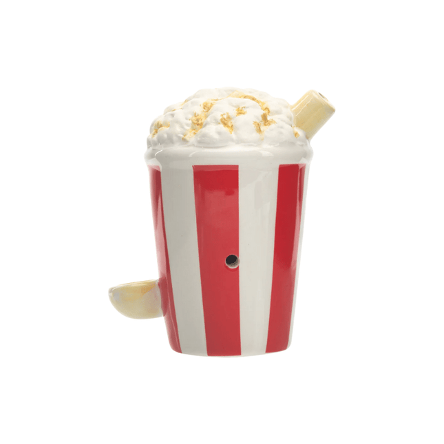 Roast and Toast Ceramic Popcorn Hand Pipe