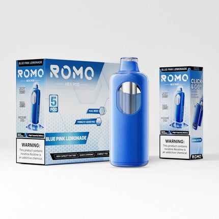 Romo Hex Pod POD ONLY Disposable 5% - Virginia Vapes & Tobacco