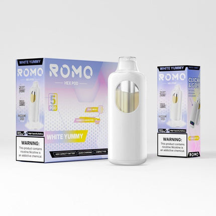 Romo Hex Pod POD ONLY Disposable 5% - Virginia Vapes & Tobacco