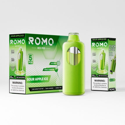 Romo Hex Pod POD ONLY Disposable 5% - Virginia Vapes & Tobacco