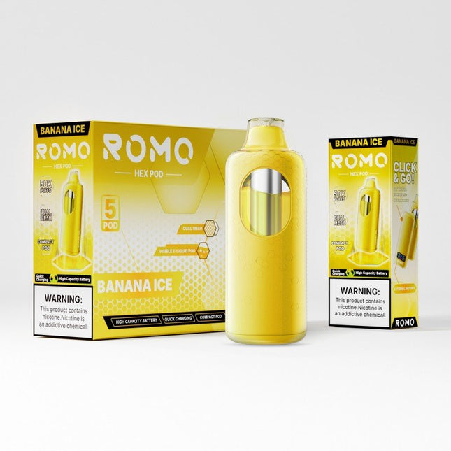 Romo Hex Pod POD ONLY Disposable 5% - Virginia Vapes & Tobacco