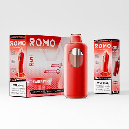 Romo Hex Pod POD ONLY Disposable 5% - Virginia Vapes & Tobacco