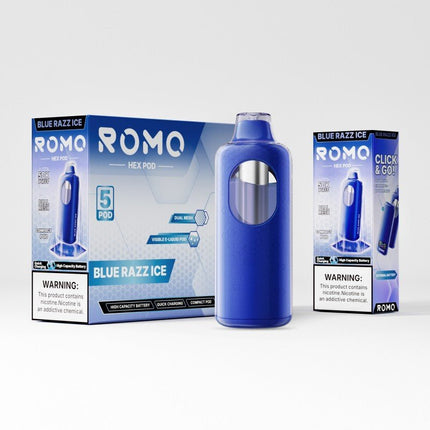 Romo Hex Pod POD ONLY Disposable 5% - Virginia Vapes & Tobacco