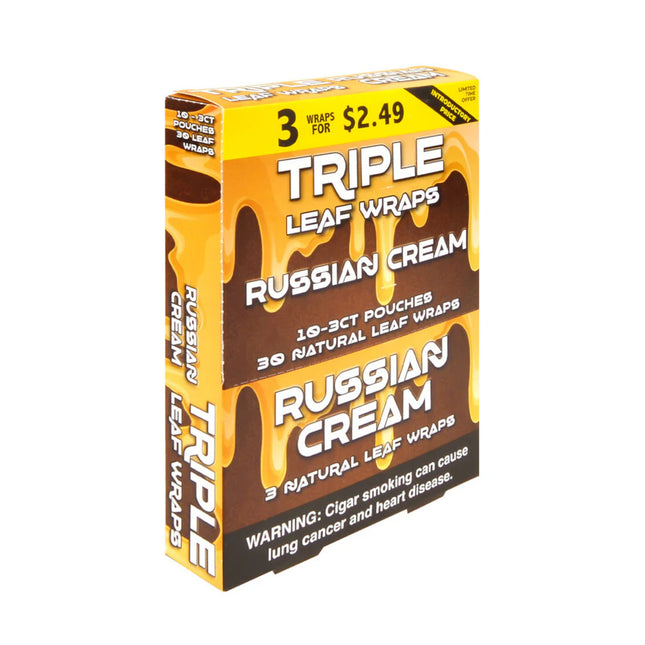 Triple Leaf Tobacco Wraps Russian Cream