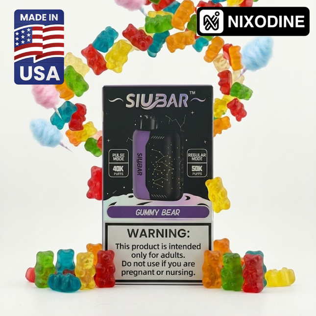 SiuBar Pulse X 50k Nixodine Disposable Gummy Bear
