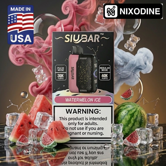 SiuBar Pulse X 50k Nixodine Disposable Watermelon Ice