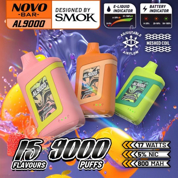 SMOK NOVO AL9000 5% Disposable